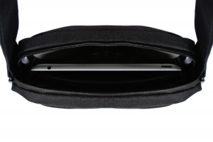 Carries and protects your iPad/tablet with an inside padded pocket.